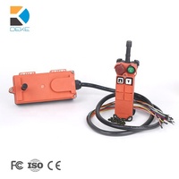Télécommande RF double vitesse à 2 canaux DEKE F21-2D, étanche IP65, portée 100 m pour grue