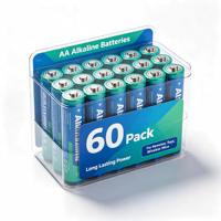 Piles AA Direct Usine, Lot de 60, 1,5 V, Longue Durée, pour Appareils à Fort Débit d'Énergie, Appareils Photo et Lampes Torches