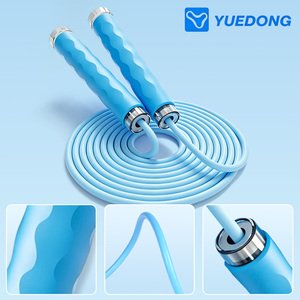YUEDONG - <span class=keywords><strong>Cuerda</strong></span> <span class=keywords><strong>de</strong></span> Saltar Profesional con Logotipo Personalizado al por Mayor, Mango <span class=keywords><strong>de</strong></span> PP+TPE, <span class=keywords><strong>Cuerda</strong></span> <span class=keywords><strong>de</strong></span> PVC <span class=keywords><strong>de</strong></span> 3 m para Entrenamiento - Product Image 2