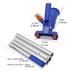 Aspirador para piscina <span class=keywords><strong>de</strong></span> olas <span class=keywords><strong>de</strong></span> verano, aspiradora <span class=keywords><strong>de</strong></span> piscina casera, poste <span class=keywords><strong>de</strong></span> piscina <span class=keywords><strong>de</strong></span> <span class=keywords><strong>aluminio</strong></span> <span class=keywords><strong>de</strong></span> 4*38 cm - Product Image 3