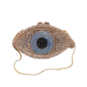 Elegante borsa da sera in cristallo di lusso per le donne moderna ed elegante borsa a mano per banchetti per matrimoni e piccole feste nuziali - Product Image 2