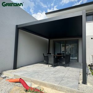 Cubierta <span class=keywords><strong>exterior</strong></span> para patio, parasol bioclimático, persiana de aluminio motorizada para balcón, toldo para lluvia, toldo para exteriores, Gazebo, pérgola - Product Image 1