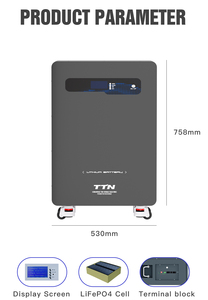 Tầng 15kwh LiFePO4 lipo4 pin Lithium-ion hộp 20kwh mở rộng Công suất cắm tắt lưới năng lượng mặt trời nhà Hệ thống lưu trữ năng lượng - Product Image 3