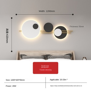 ไฟติดผนังทรงกลมแบบฝัง LED ดีไซน์ทันสมัย สำหรับห้องนอน โรงแรม และบ้าน - Product Image 2