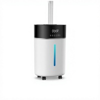 Humidificateur à ultrasons en plastique 18L le plus vendu, alimenté par courant alternatif 75W, pour usage domestique/commercial/bureau, grande capacité, aromathérapie
