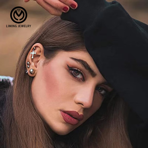 Pendientes de Plata de Ley 925 GE50, Hipoalergénicos, con Cuentas Redondas Pequeñas, en Varios Tamaños, Joyería Fina para Mujer - Product Image 2