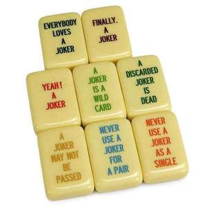 Set Premium di Mahjong Americano con 160 Tessere, 'Everybody Loves a Joker', Tessere Incise 'Winds Season', Regalo Mah Jongg - Product Image 3