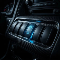 Interrupteur à bascule 5 broches étanche IP66 de qualité marine, anti-corrosion, avec LED, personnalisable avec logo laser pour camping-car, bateau, camion, Jeep
