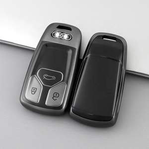 Protector de Llaves de Coche <span class=keywords><strong>Gris</strong></span> Titanio Especial para Audi <span class=keywords><strong>A1</strong></span> A3 A4 Allroad A5 A6 Q3 Q5 Q7 R8 RS RS7 S3 S4 S7 SQ5 TT Funda para Llaves de Coche - Product Image 4