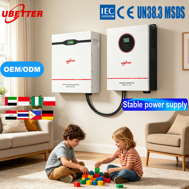 EU Stock Low Voltage 24V 48V LiFePO4 Battery  100AH 200Ah 2.5kw 5KW Solar Energy Storage System Off Grid Wall-mounted for Home