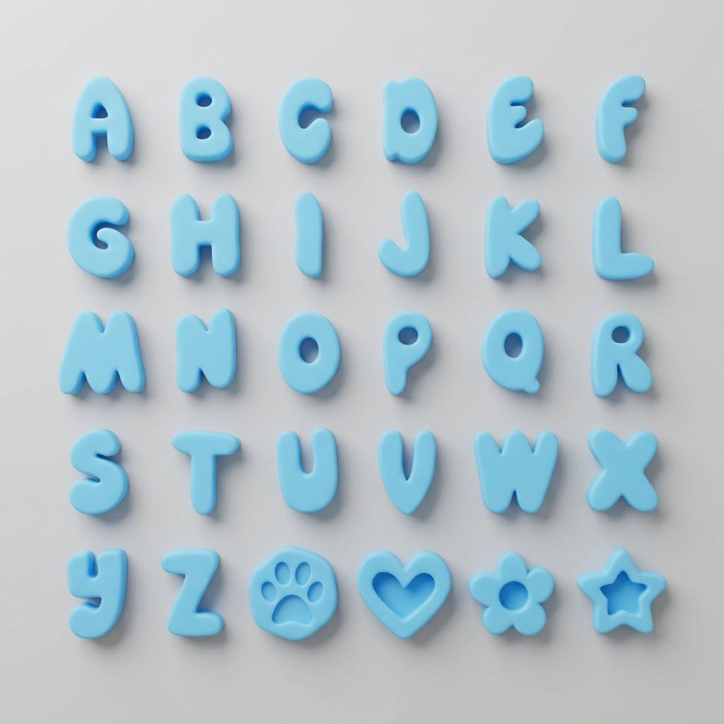 lettre bleue