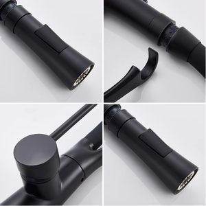 <span class=keywords><strong>Grifo</strong></span> de Cocina con Pulverizador de Arco Alto Monomando de Latón con Un Orificio para Casa de Campo Camper Lavandería Rv Bar Fregadero Grifos De Cocina - Product Image 4