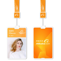 Passe VIP sur mesure en PVC pour événements, badges d'identification pour le personnel avec cordon