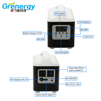 Banco de Energía Portátil Inteligente con APP, 50Ah 3.2V, Recargable, LiFePO4, 450W, Panel Solar MPPT, Cargador Tipo-C para Auto, para TV, Juguetes y Herramientas Eléctricas