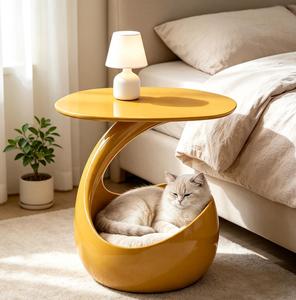 2 in 1 Modern Cat <b>Bed</b> Side Table - Product Image 1