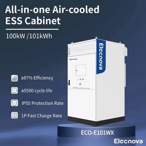 Elecnova-Batería de iones de litio comercial industrial para exteriores, 101Wh, todo en uno, almacenamiento de energía, conexión a la red, refrigeración por aire - Product Image 5