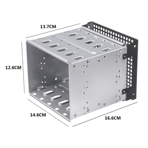 Adaptateur OEM d'usine 3 x 5,25 pouces vers 5 x 3,5 pouces, cage de disque dur SATA SAS, boîtier de disque dur à 5 baies avec vis - Product Image 3