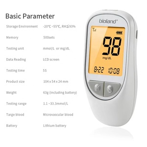 Compteur de pression artérielle numérique, équipement de test du taux d'oxygène dans le sang, glucomètre à domicile - Product Image 3