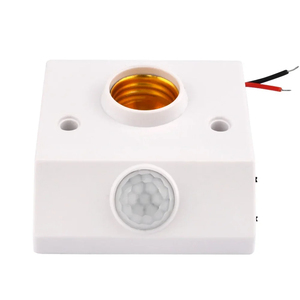 หลอดไฟ LED อัจฉริยะ 100W พร้อมเซ็นเซอร์ตรวจจับความเคลื่อนไหวแบบอินฟราเรด PIR ขั้ว E27 พร้อมสวิตช์ควบคุมแสง  อะแดปเตอร์ขั้วหลอดไฟ ขายส่ง - Product Image 1