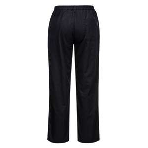 PORTWEST - C071BKRS Rachel chefs de mujer pantalón negro-EAN 5036108276158 CHEFS AND FOOD INDUSTRY WORKWEAR - Product Image 2