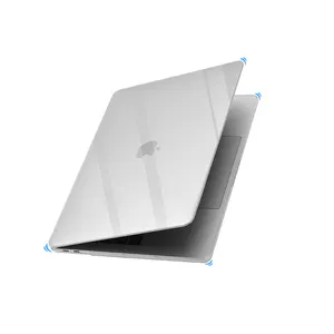 OEM ODM penutup penjualan panas untuk Apple Macbook Pro Air 13 M1m2 casing 13 inci layar penutup atas kualitas tinggi Laptop daur ulang casing bening