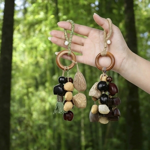 Wholesale DIY Natural Fruit Shell <b>Wind</b> <b>Chime</b> Kit For Home And Auto Decoration - Product Image 4