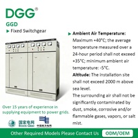 Armoire de distribution électrique principale fixe pour bâtiment commercial DGG, ensemble de commutation de type fixe