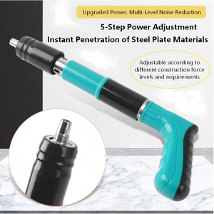 Pistolet à clous pneumatique silencieux TGS Mini pour usage industriel, outils à main de qualité DIY pour la construction, acier - Product Image 2