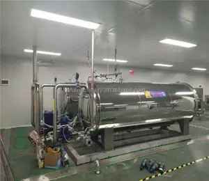 Customer made capacity autoclave for food sterilization