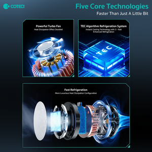 COTECi Type C Small Body Magnetic Gaming Grade Magnetic Ice <strong>Cooler</strong> With Rgb Light For IPhone - Product Image 2