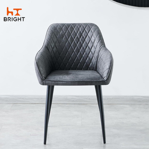 <span class=keywords><strong>2025</strong></span> sang trọng Đồ nội thất nhà hiện đại nóng bán giá rẻ vải bọc ghế ăn với màu đen sơn tĩnh điện chân - Product Image 4