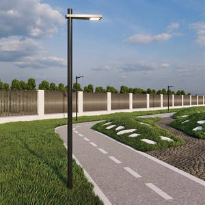 Nueva venta directa de fábrica al aire libre impermeable IP65 farola 240W 400W fundición a presión de aluminio todo en una lámpara de carretera Solar Led - Product Image 1