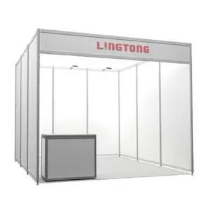 3*3 Exhibition Booth Shell Scheme Booth Exhibition Booth Stand Standard Stall with Aluminum Tube East to Install