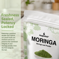 Aeglewell OEM Poudre de feuilles de Moringa naturelle la plus vendue, Extrait de feuilles de Moringa 100% pur, Poudre de feuilles de Moringa