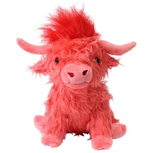 Blue Simulated Scottish <b>Cow</b> Plush Toy Cute Fairy Calf Made Cotton Custom Sizes for Baby Child's Birthday Christmas Gift - Product Image 2