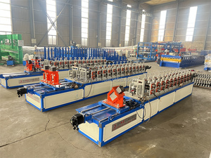c U <strong>Z</strong> <strong>Purlin</strong> Roll Forming <strong>Machine</strong> <strong>Making</strong> Purline Roll Forming <strong>Machine</strong> Steel Frame Keel Farm Greenhouse Photovoltaic - Product Image 4