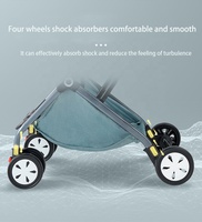 Poussette Bébé Pliable Multifonctionnelle Sur Mesure d'Usine / Landeau Bébé 3 en 1 avec Pare-Soleil et Auvent