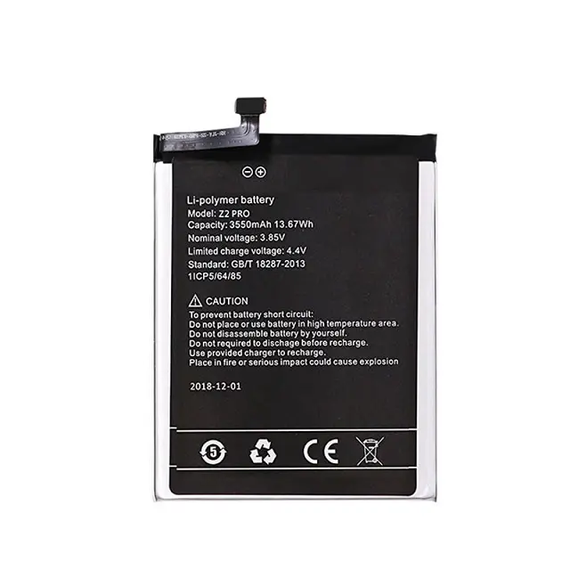 for UMI Umidigi Z2 Pro Battery 3550mAh 100% New Replacement battery