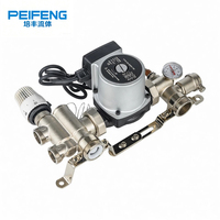 Station de mélange thermostatique pour chauffage par le sol avec pompe de circulation et commande de collecteur pour chauffage domestique