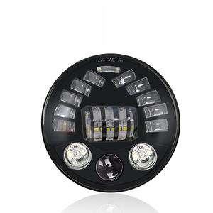 Faros LED Superbrillantes de 7 Pulgadas y 75W, Impermeables IP68, con Luz Alta y Baja, Bombilla H4 de 12V, 6000 Lúmenes, 6000-6500K, para Autos Universales - Product Image 1