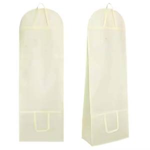 Non-tissé de haute qualité pliant hommes femmes fermeture à glissière <span class=keywords><strong>costume</strong></span> de mariée polochon voyage robe de mariée Logo sac de vêtement personnalisé - Product Image 6