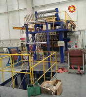 Ligne de production automatique pour le fil de coulée continue en laiton/cuivre/tuyau/tige faisant l'équipement de machine pour l'usine de fonderie