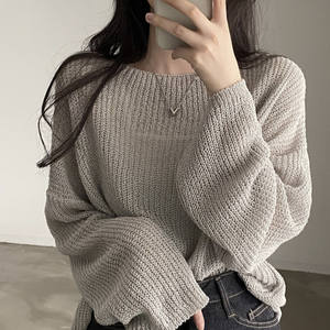 2025 Women's Casual Half <b>Turtleneck</b> Bottom Sweater Short <b>Top</b> Knitted with Front Logo for Spring and Autumn - Product Image 3