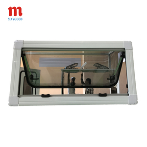 500x500mm MAYGOOD coin rond cadre extérieur cheval remorque fenêtres pour accessoires de voiture 2019 - Product Image 2