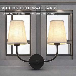 Zhongshan Wholesale Modern Led <b>Wall</b> Lamp Home Decor Beige Lighting Hotel Rooms Bedroom Iron E26 <b>Wall</b> <b>Light</b> - Product Image 2