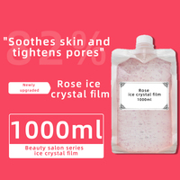 Rose Gel Gelée Nuit Dormir Visage Rose film icecrystal
