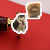 Stiker Kartun Kucing Lucu Anti Air Custom Grosir untuk Notebook, Botol Minum, Koper, Dekorasi DIY