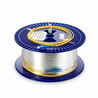 Cable de lanzamiento OTDR de plástico, carrete de fibra desnuda de un solo modo, G652D, G657A, 10km, 50km