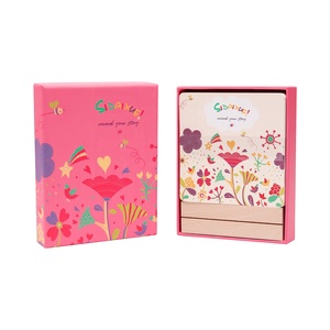 Luxury Paper 48Pcs Cards Notepads Gift Custom Colorful Printing Affirmation Cards Deck with Wooden Stand