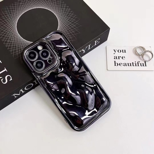 High Quantity Electroplate Meteorite Grain Phone case for iphone 15 14 Plus 13 12 11Pro Xs Max Full Cover Bumper Shockproof Case